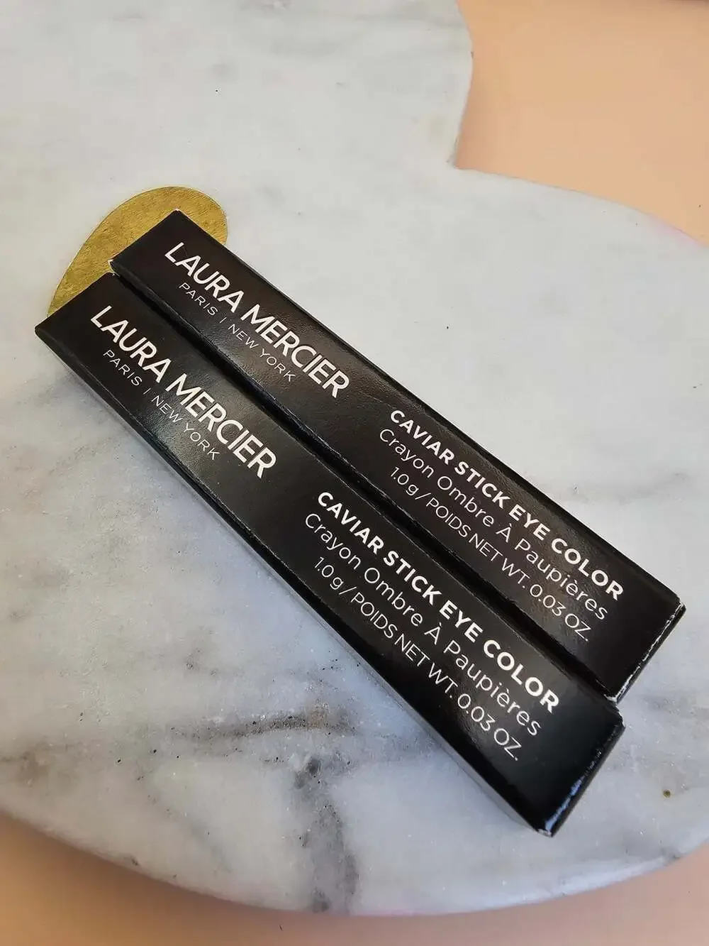 Laura Mercier Caviar Stick Eye Color Set Rosegold Modern Rose BUNDLE OF 2
